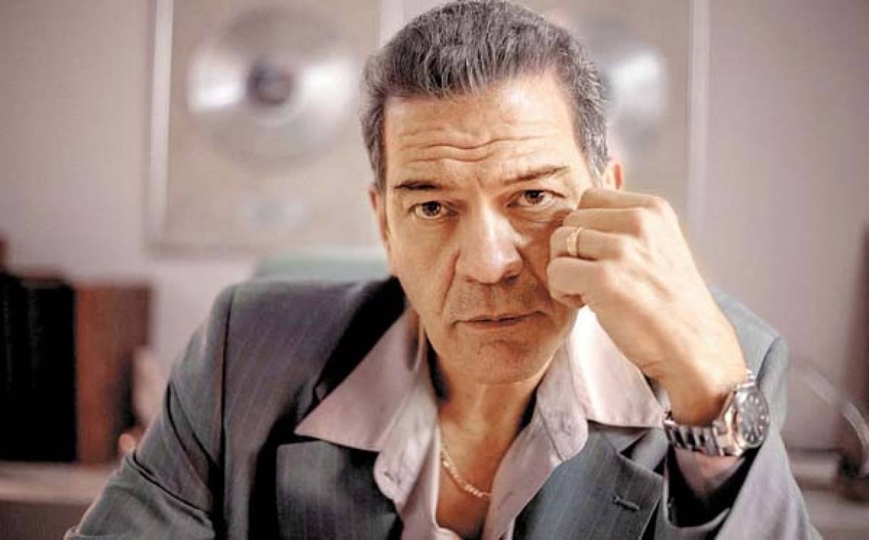 El actor argentino César Bordón, quien interpreta al manager de Luis Miguel. 