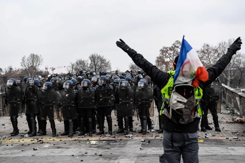 
Disturbios. En París hubo enfrentamientos con la Policía. | AFP
   