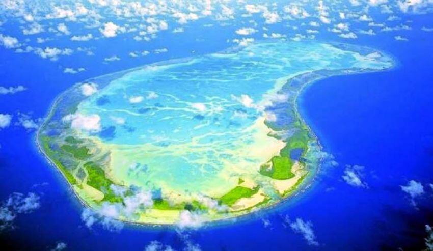 
    Kiribati, en el Pacífico, el primero del Año Nuevo.
   