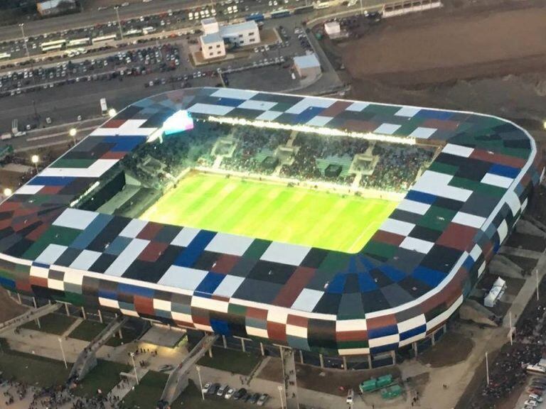 Estadio La Pedrera, en Villa Mercedes, San Luis. 