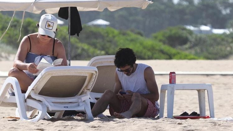 
Ricardo y El Chino Darín, en plenas vacaciones familiares
