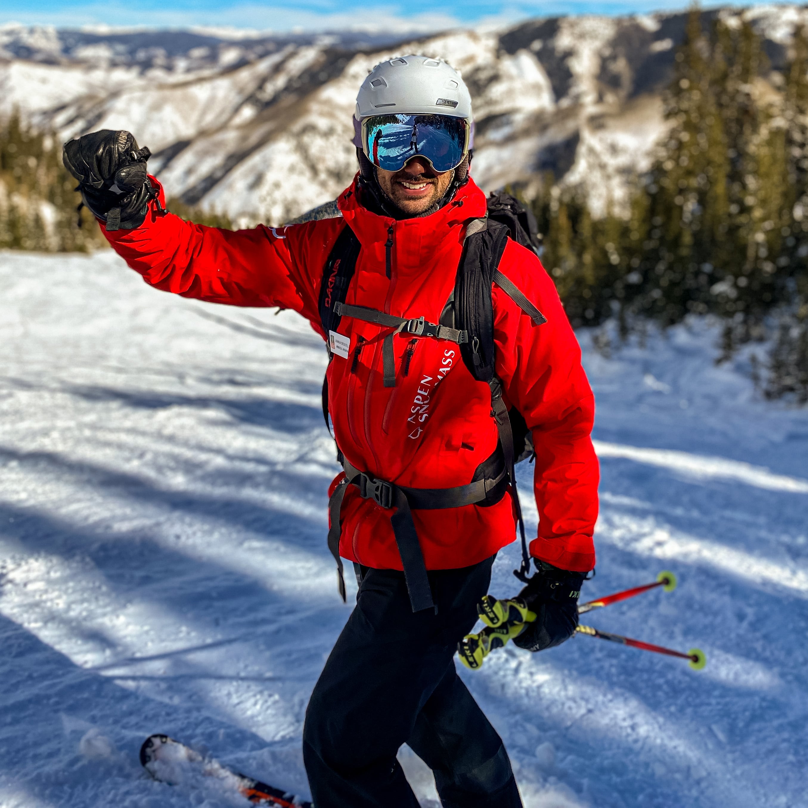 El mendocino de las nieves: es instructor de esquí, pasa medio año en las pistas y ganó el mundial con Argentina. Foto: Gentileza Juan Ignacio Crescitelli