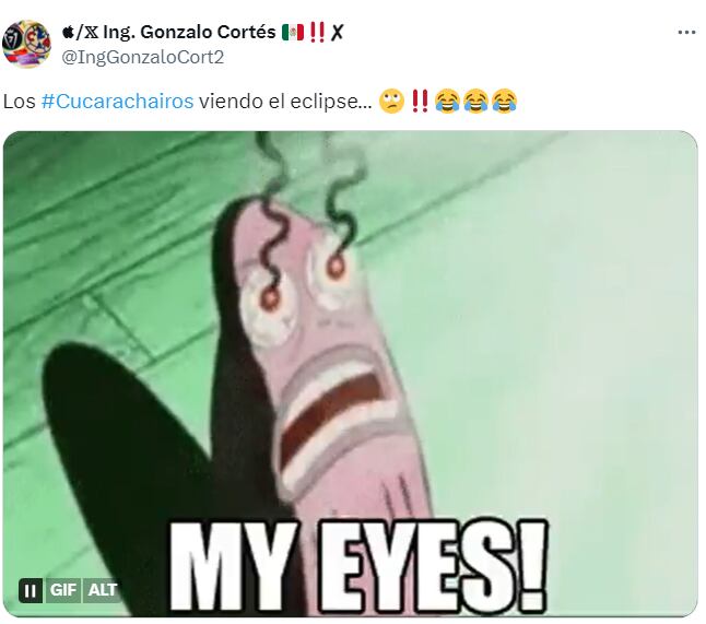 En las redes sociales, los usuarios bromearon y compartieron memes - X