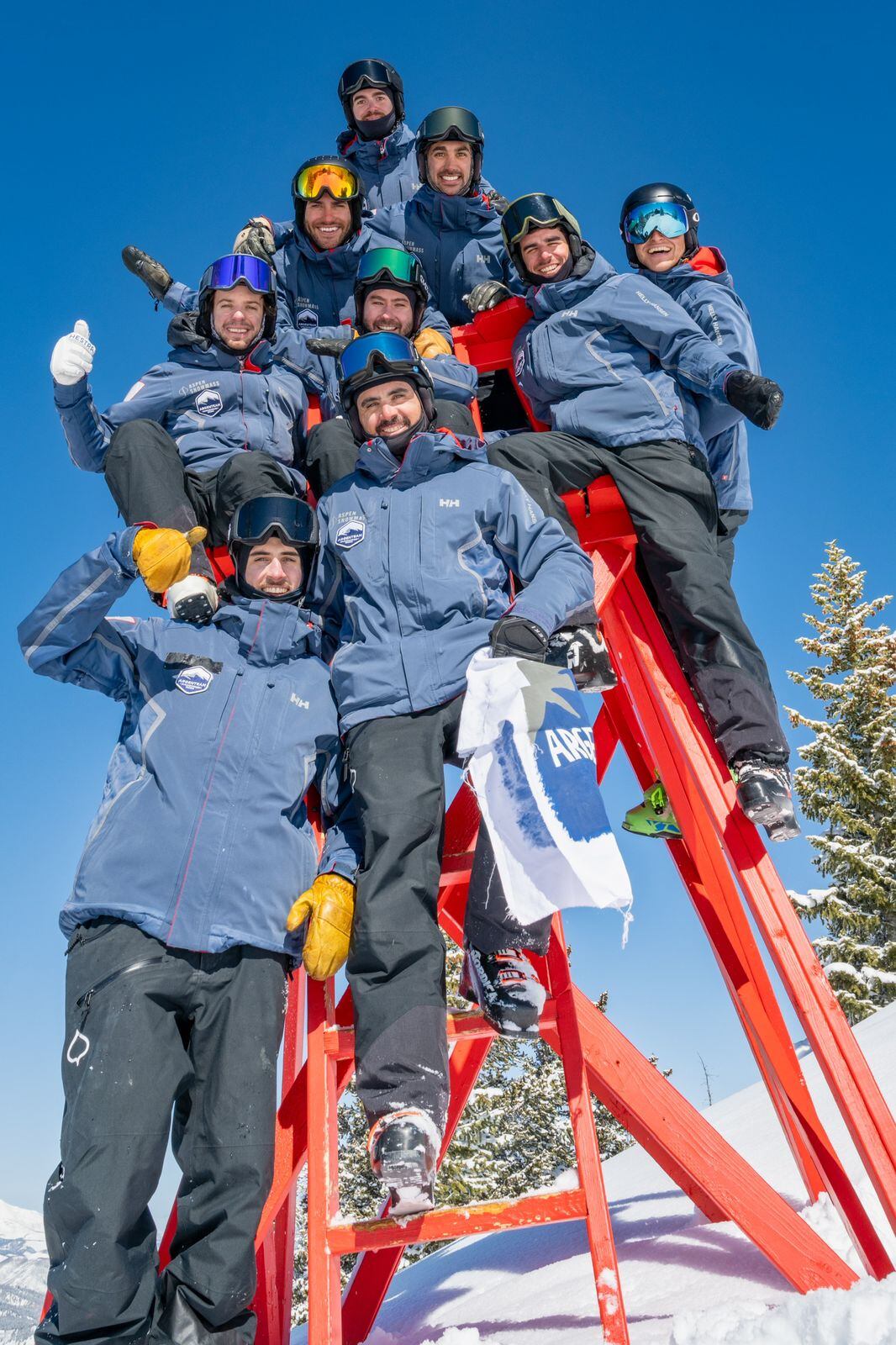 y el equipo Argenteam salió campeón. Segundo quedó el equipo de Aspen, The Divas, y tercero, el equipo de Telluride. / Gentileza.