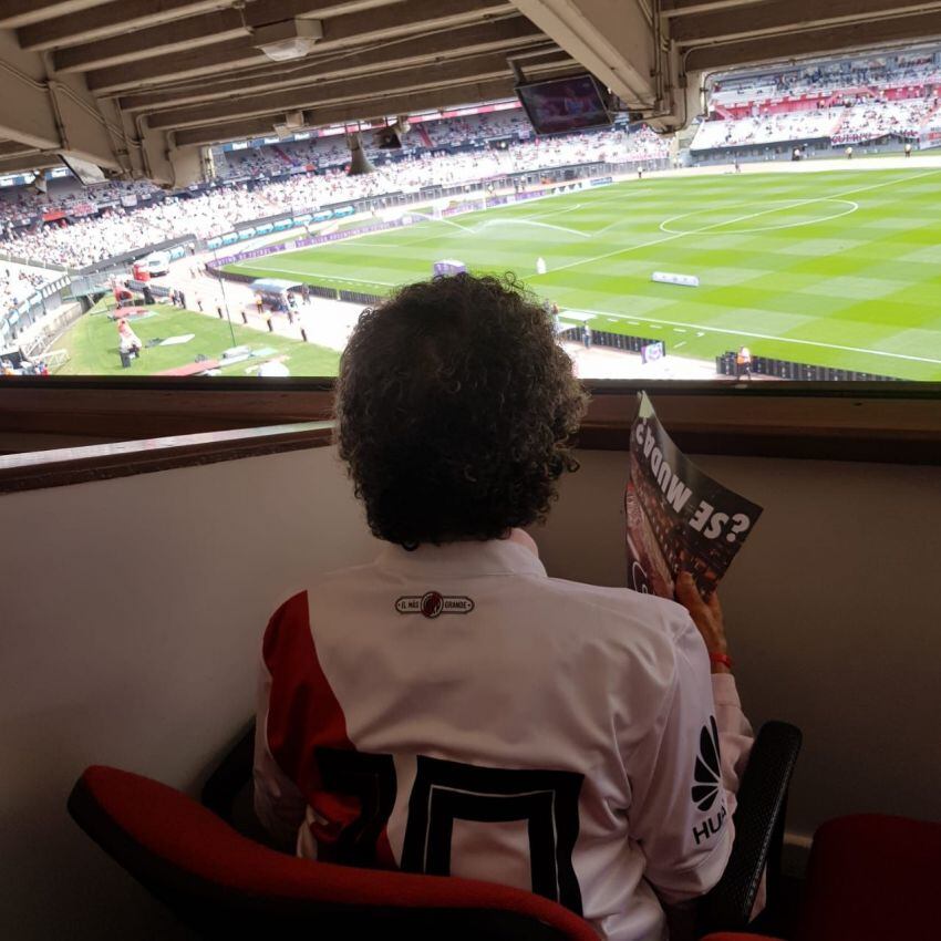 
Foto gentileza | Dominga también se dio el gusto de ver a su equipo en el partido contral Aldosivi.
   