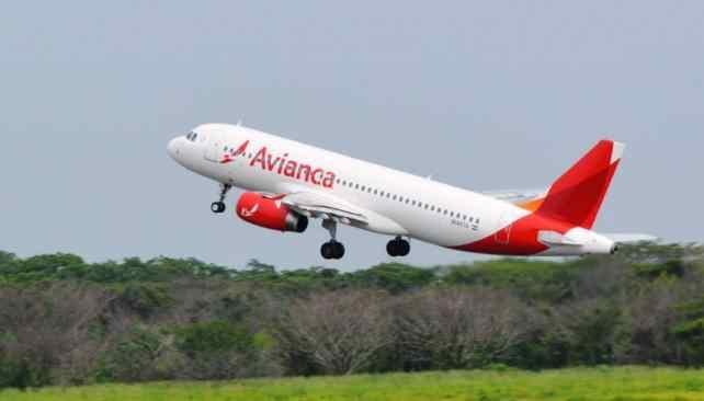 Avión de la firma Avianca. Foto: Avianca