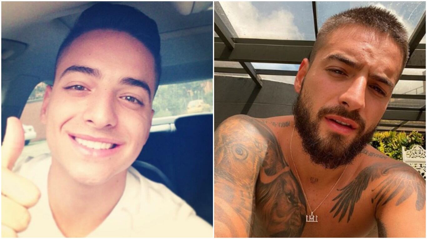 El antes y después de Maluma