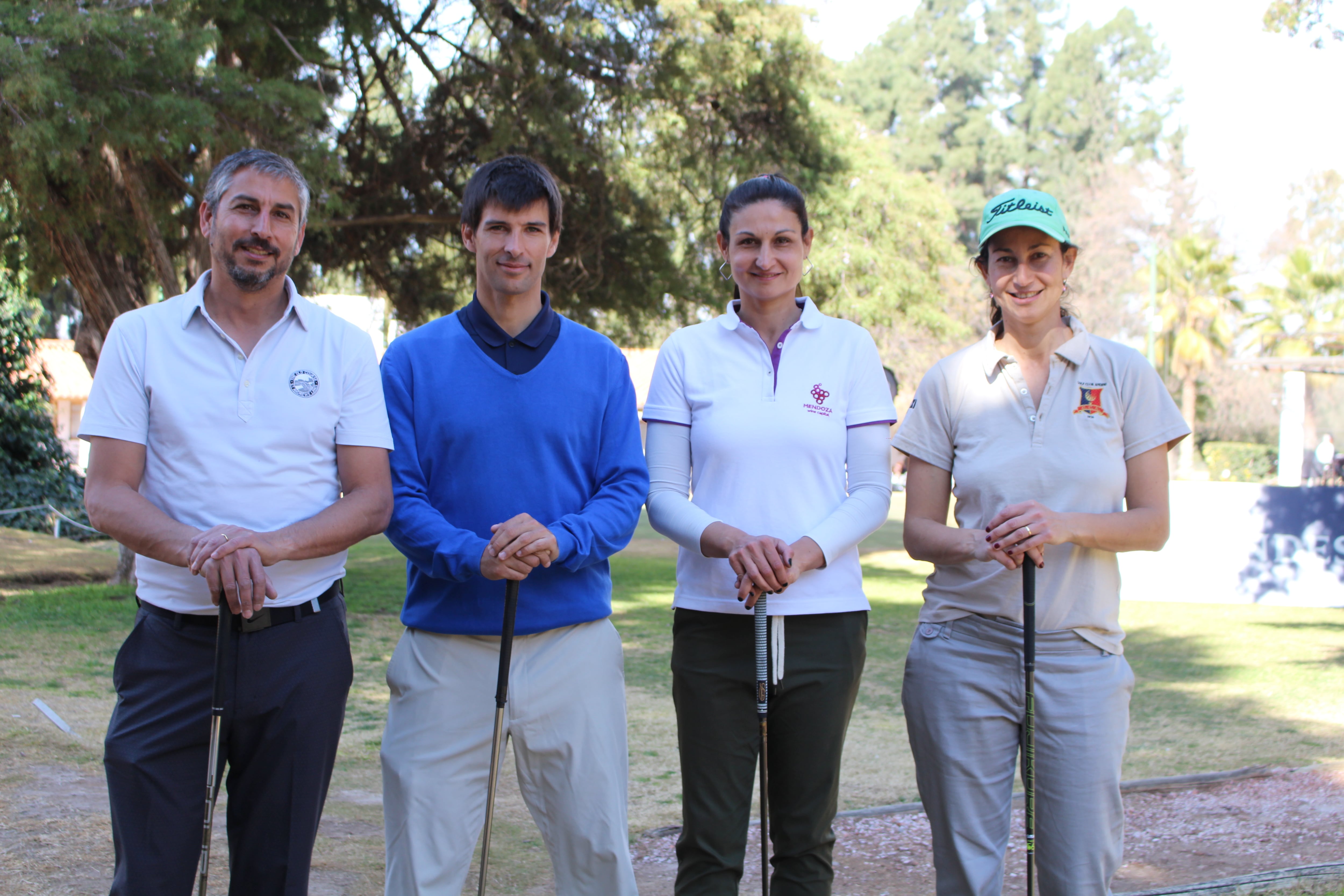 Gonzalo Gallego, Emiliano Antonini, Samanta y Daniela Gallego.