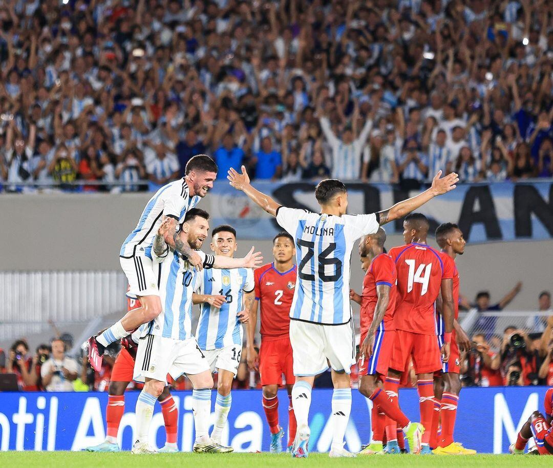 El álbum de fotos que Lionel Messi sobre la fiesta de los campeones del mundo (Instagram)