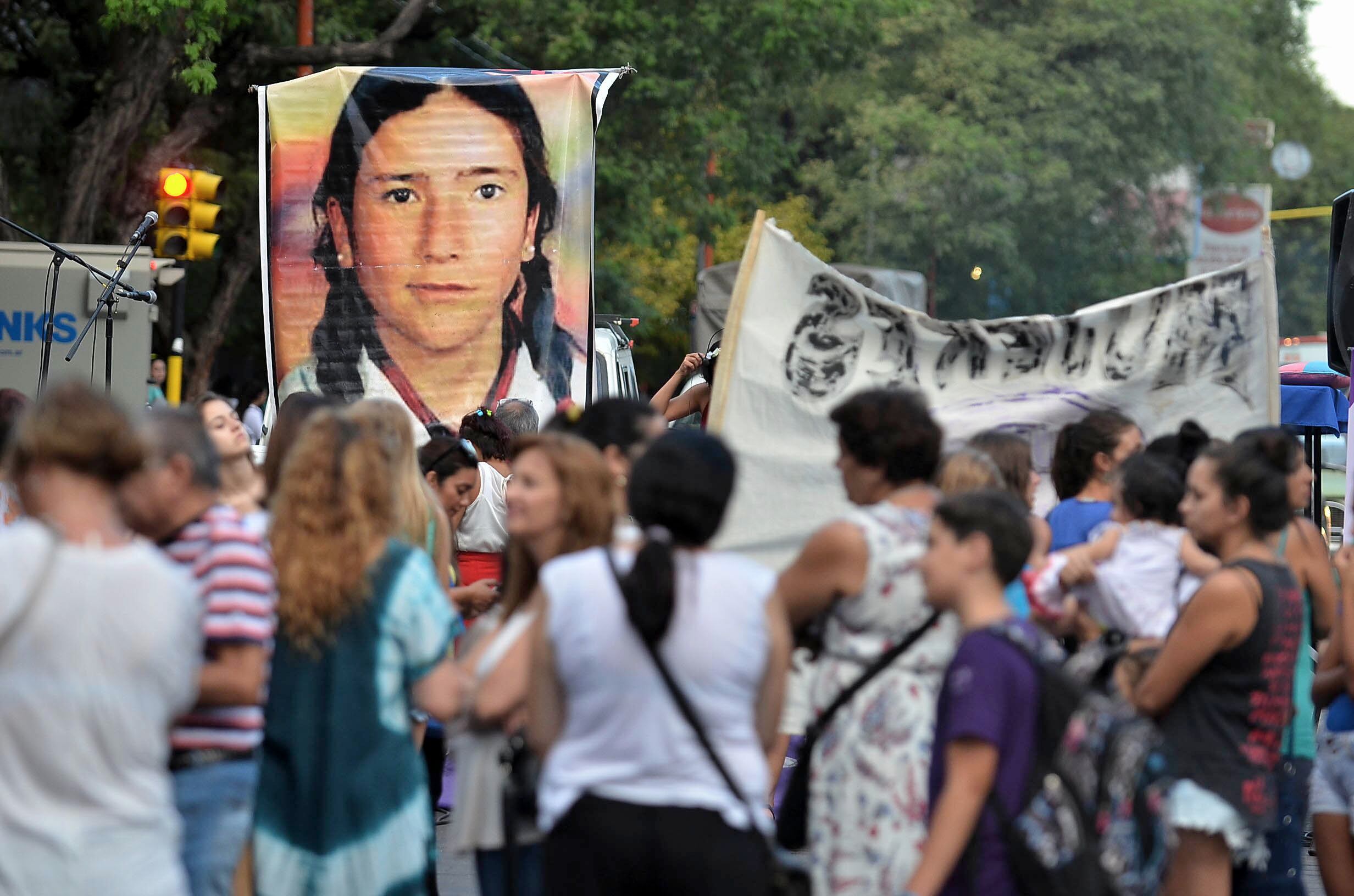 Marcha 8M: en San Rafael recordaron a Paula Toledo