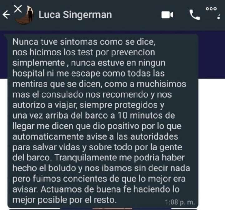 
    El descaro de Luca en las redes sociales.
   