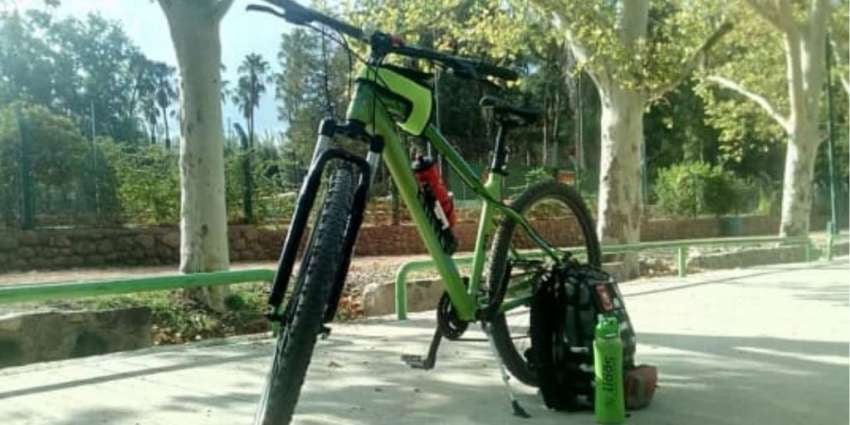 
    La bicicleta sustraída del cuartel de Guaymallén. Foto: gentileza.
   