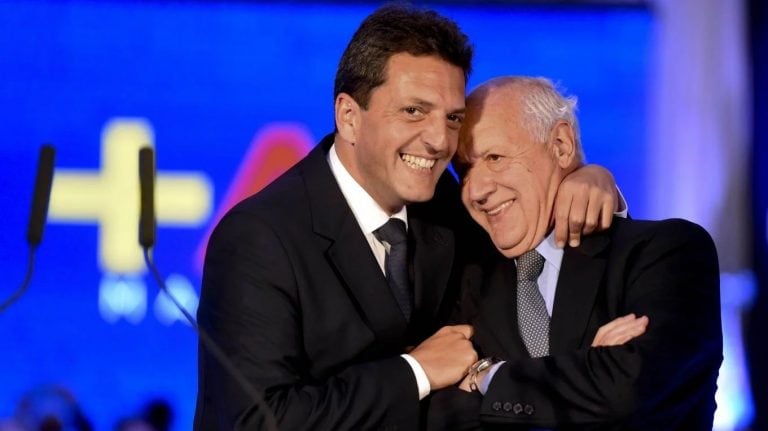 Sergio Massa y Roberto Lavagna, allá por 2015 cuando el ahora candidato kirchnerista era opositor