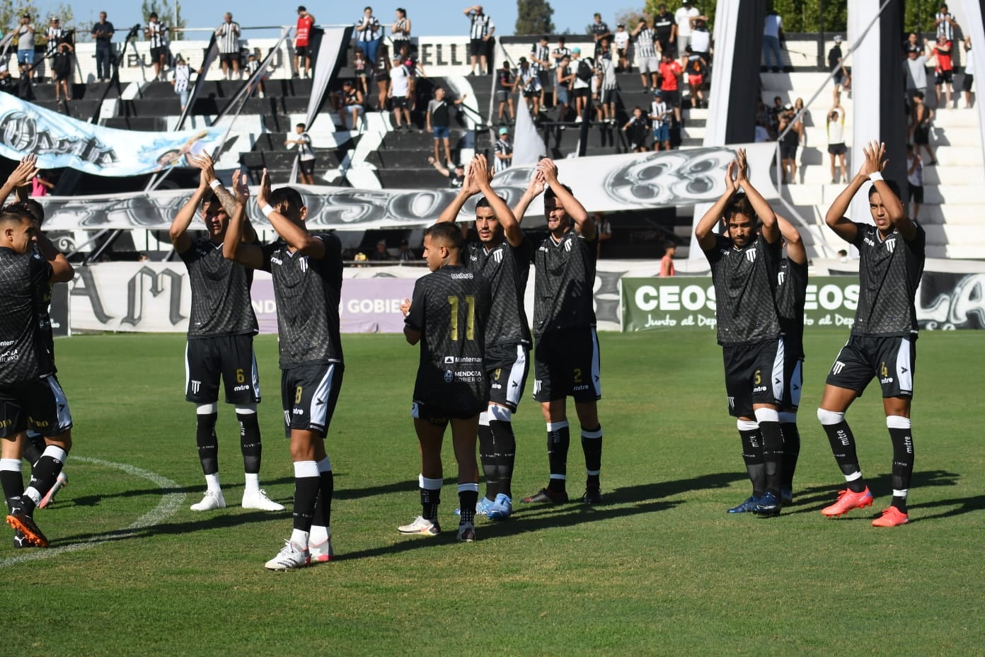 Gimnasia y Esgrima cosechó tres puntos fundamentales ante Almirante Brown. / José Gutiérrez (Los Andes).