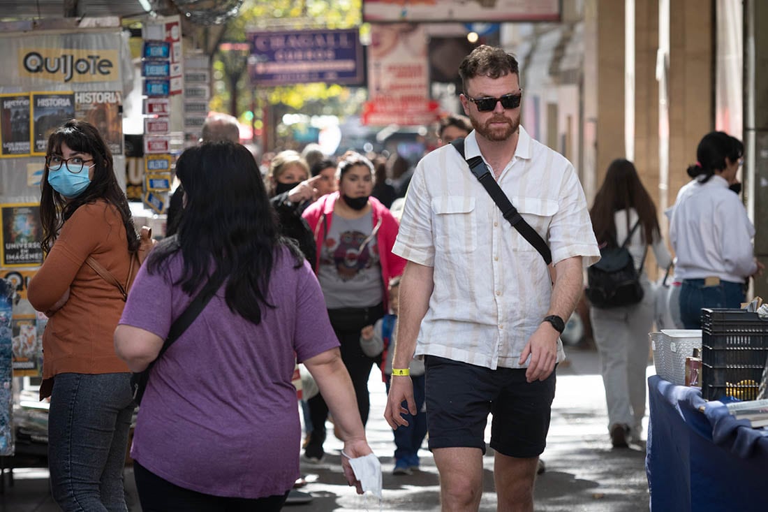 Barbijo optativo en Mendoza.
Foto: Ignacio Blanco / Los Andes