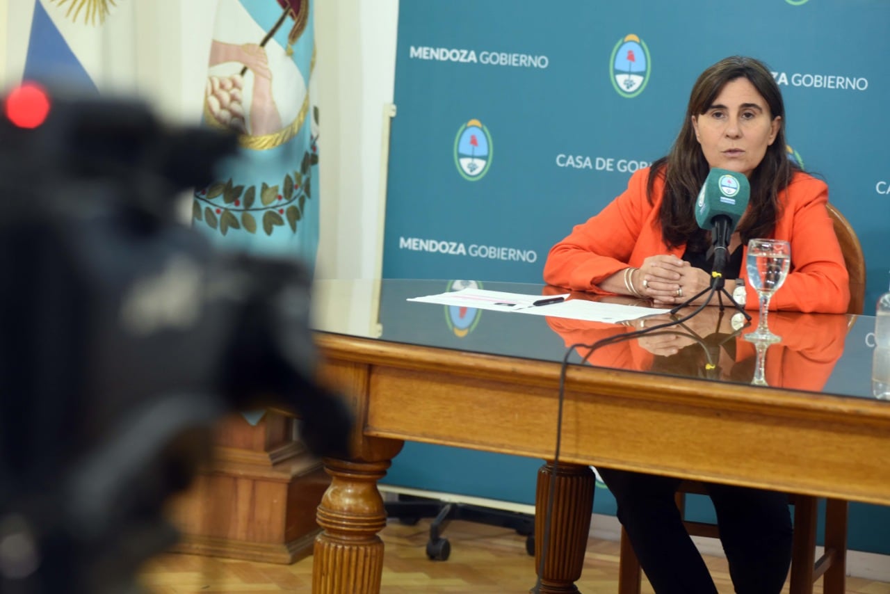 Ministra de Salud de Mendoza, Ana María Nadal. Foto Archivo