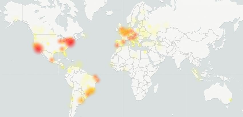 
    Los principales lugares que tienen problemas con Instagram.
   