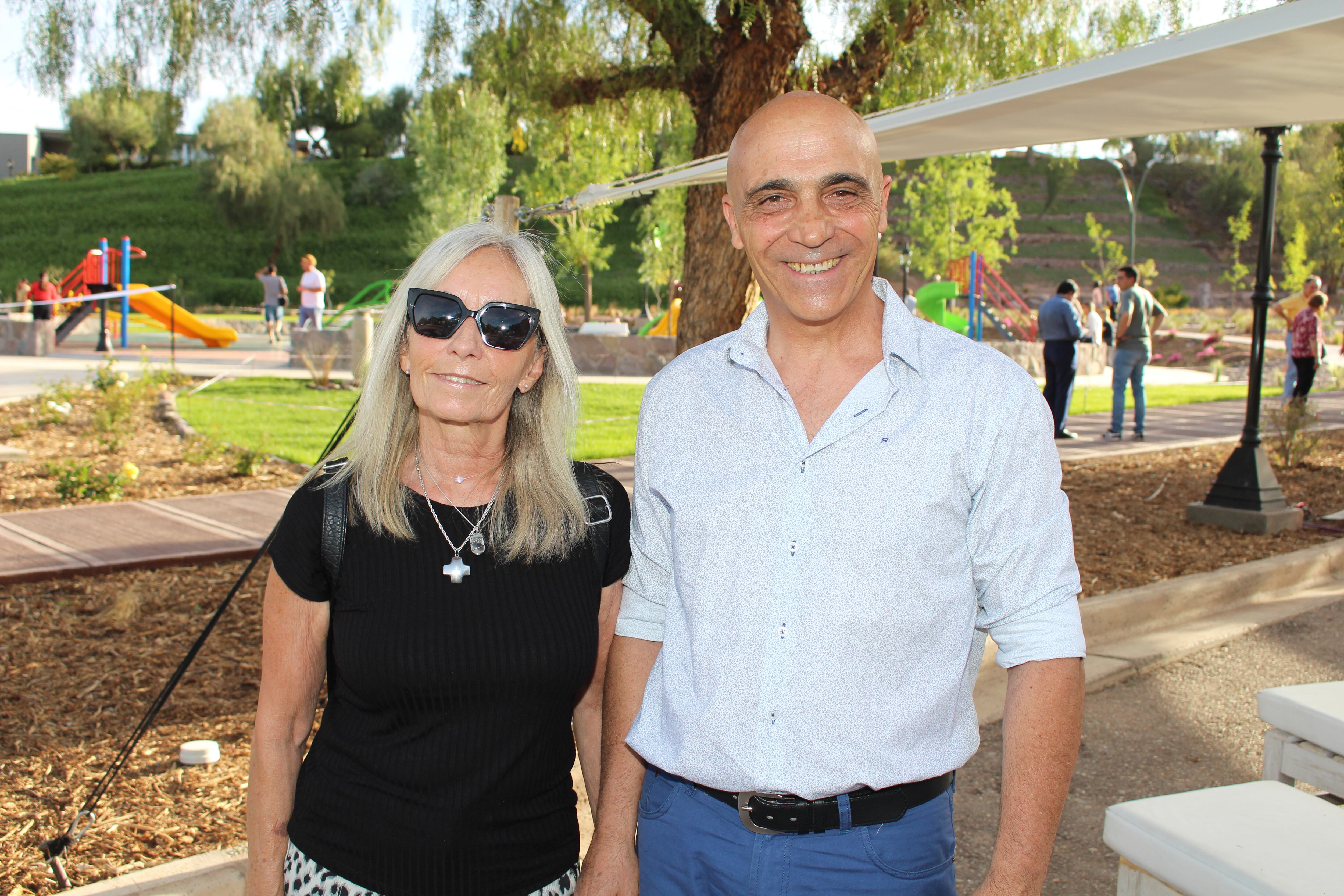 María Fernanda Lourenzo y Roberto Apolo.