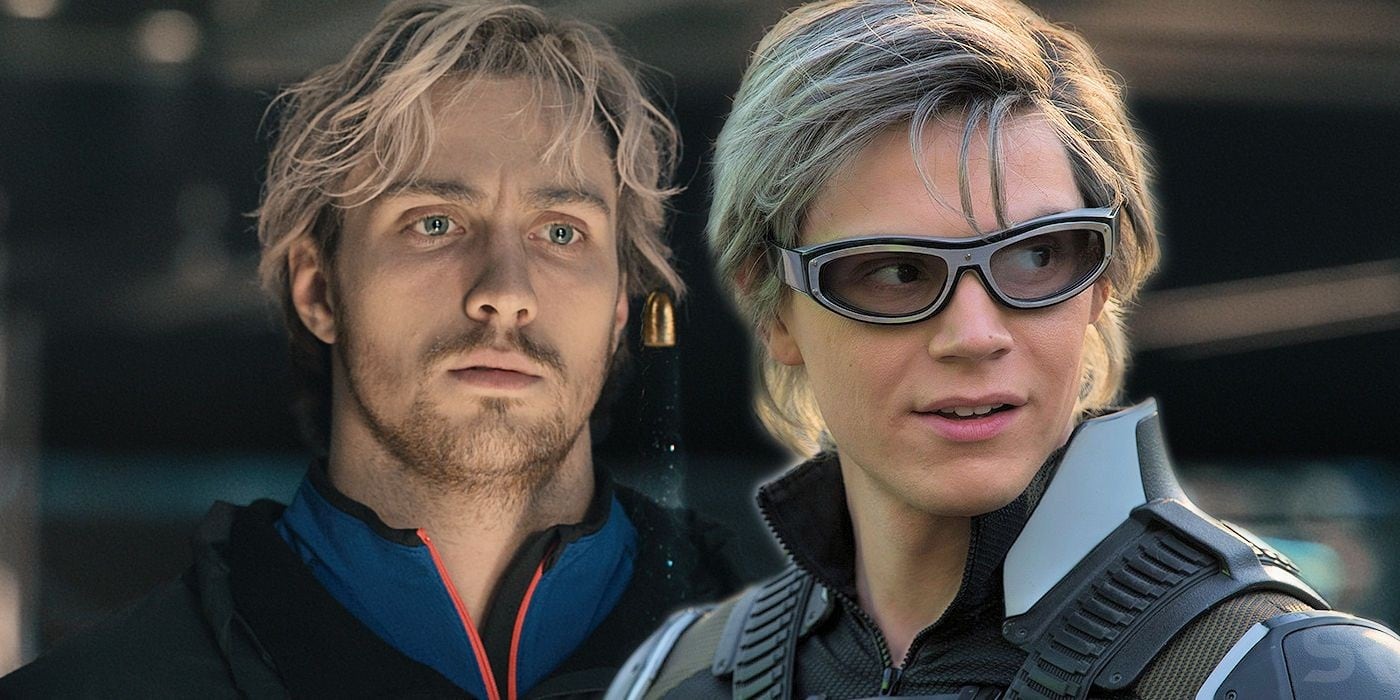 Aaron Taylor-Johnson y Evan Peters, los dos intérpretes de Quicksilver