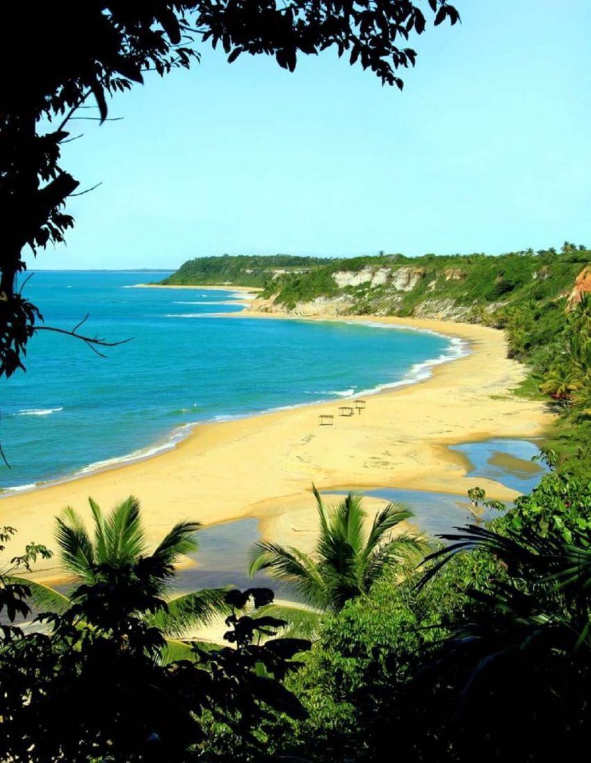 
    Única. Una vista maravillosa de Praia do Espelho, de la villa de Trancoso.
   