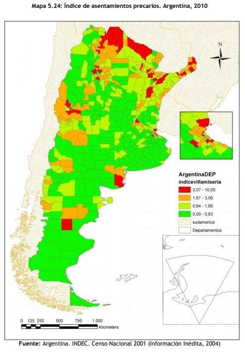 
“Índice de Asentamientos precarios”
