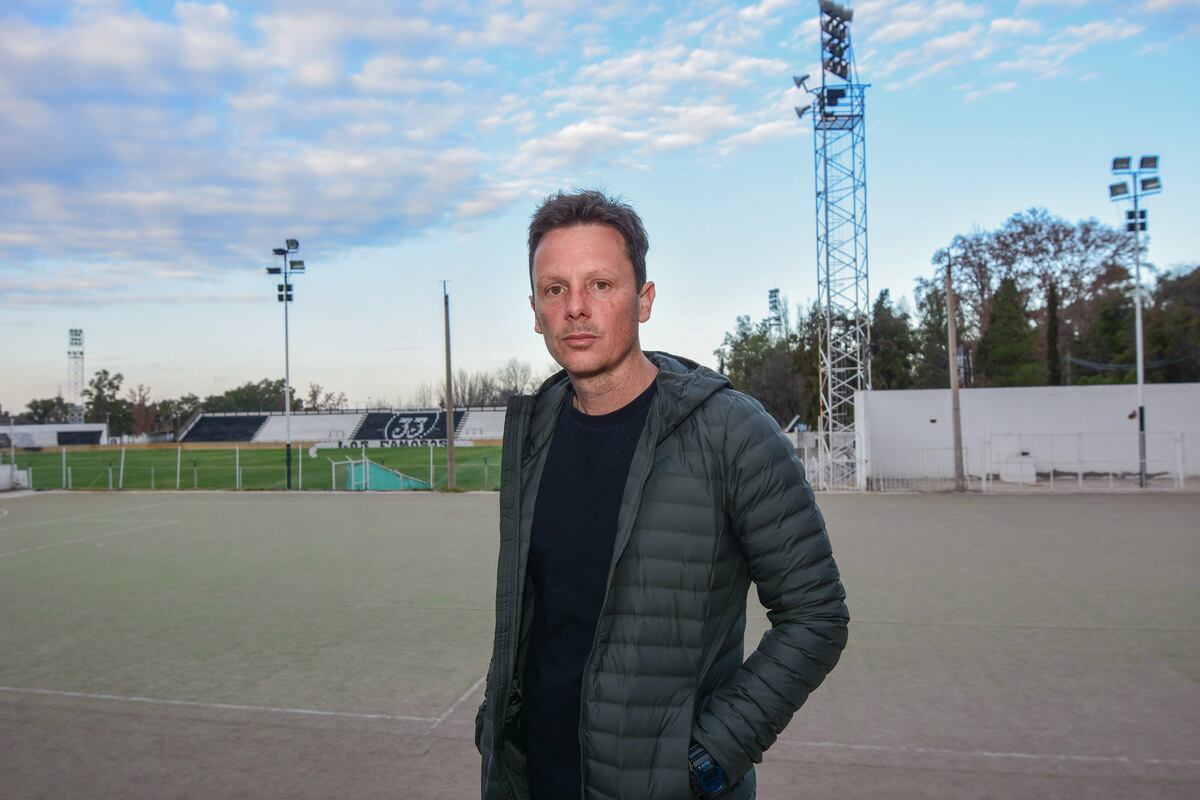 Luca Marcogiuseppe, DT de Gimnasia y Esgrima de Mendoza. 
Foto: Mariana Villa / Los Andes