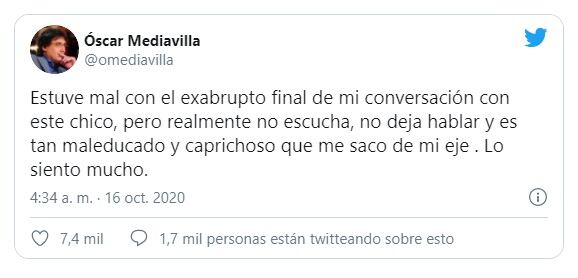 El mea culpa del jurado luego de la pelea con Caniggia