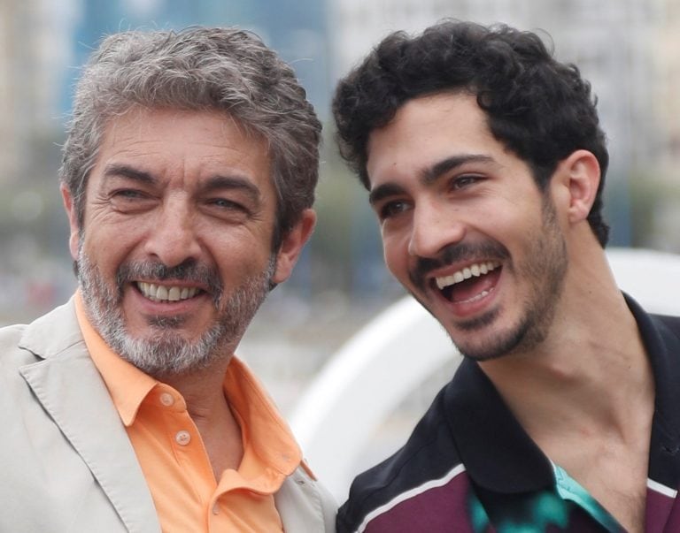 Ricardo y su hijo 'Chino' Darín  (EFE)