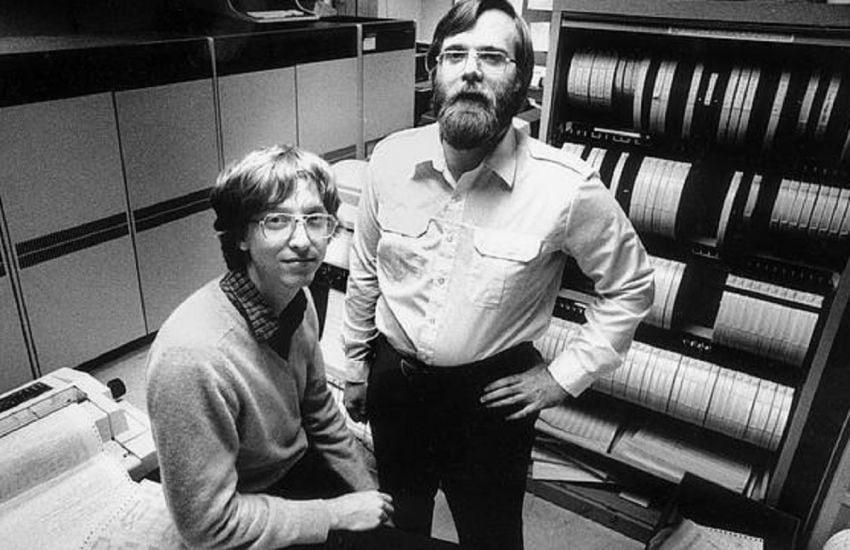 
Bill Gates y Paul Allen en 1981 | Web
   