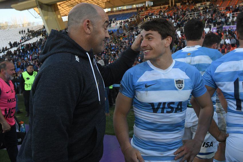 
    El último antecedente: el debut de Mario Ledesma al frente de Los Pumas / Foto: Marcelo Rolland
   