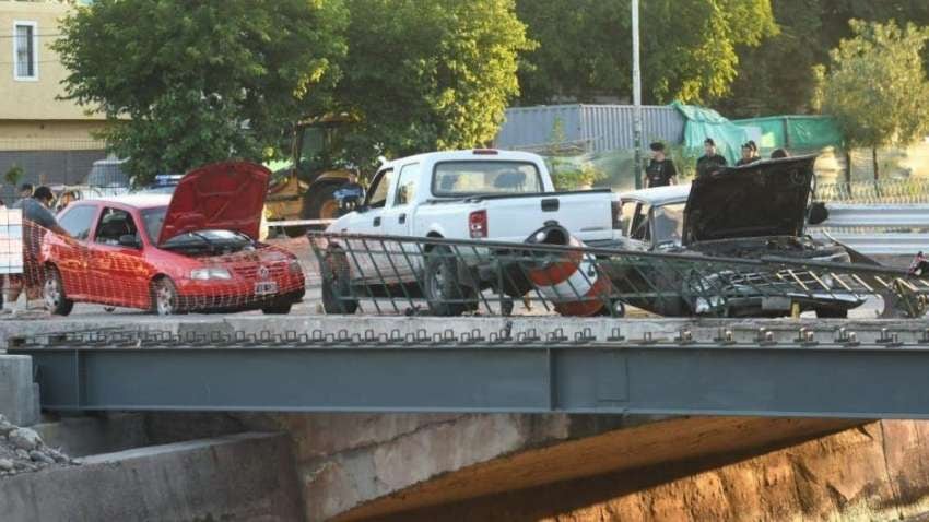 
Momento del accidente, el 14 de diciembre de 2018.  | José Gutiérrez / Los Andes
   