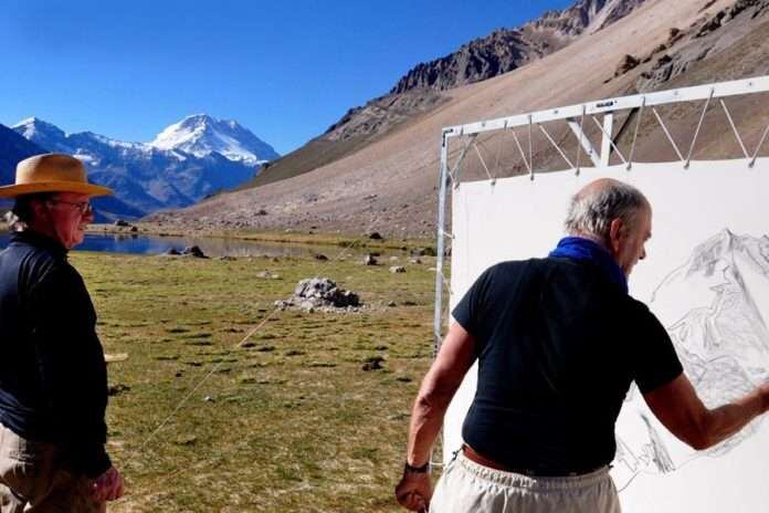 
Pegado al cielo. Ciro Novelli registra una travesía única. 
