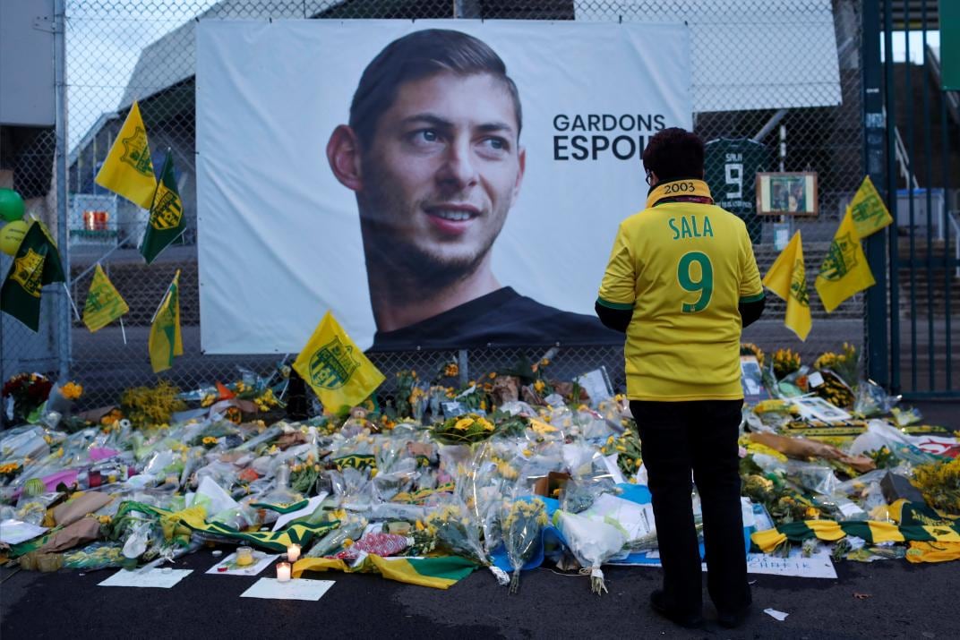 Emiliano Sala falleció a principios de 2019 en un accidente aéreo en el Canal de la Mancha - AP