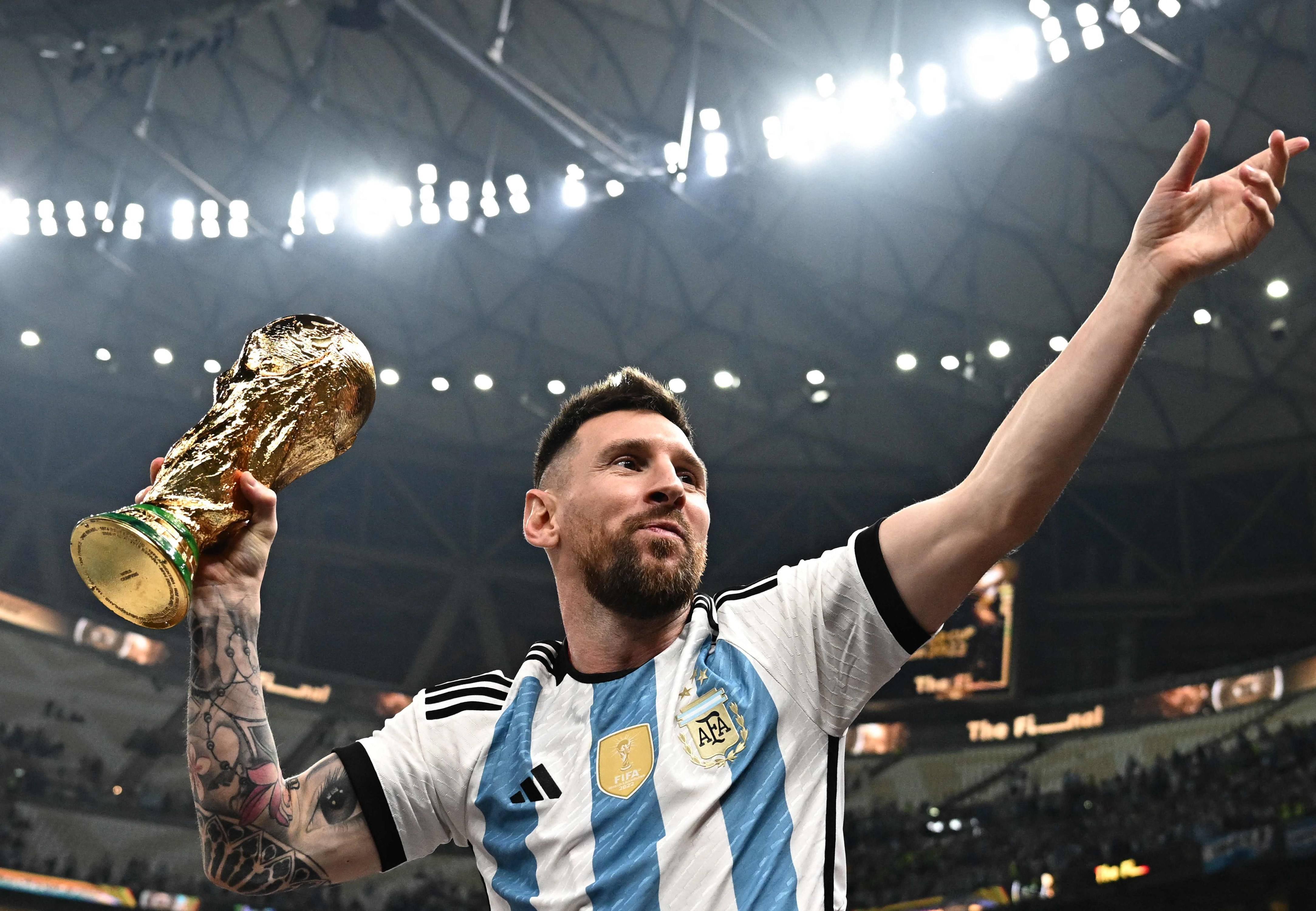 Lionel Messi salió campeón mundial en Qatar el 18 de diciembre de 2022.