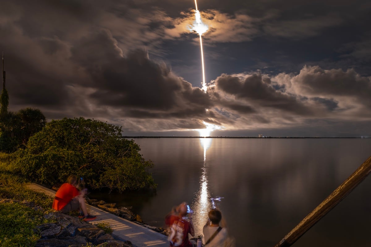 Lanzamiento del cohete Falcon 9 en Florida (EFE)