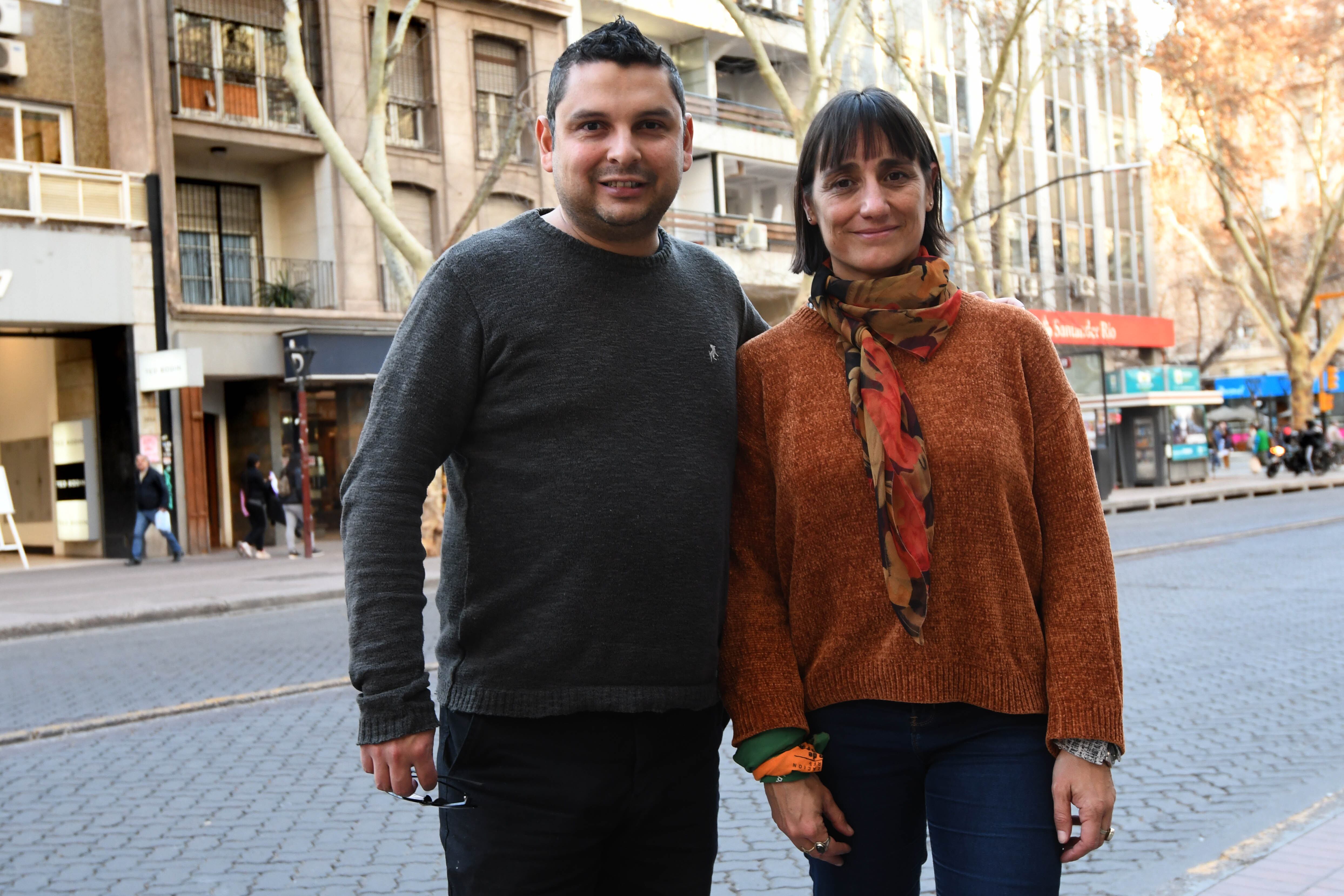 Victor da Vila y Romina Del Plá. Imagen de archivo (Marcelo Rolland / Los Andes)