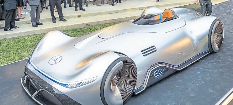 
El Mercedes Benz EQ Silver Arrow es un homenaje al W125 ganador del Grand Prix 1937. | Gentileza
   