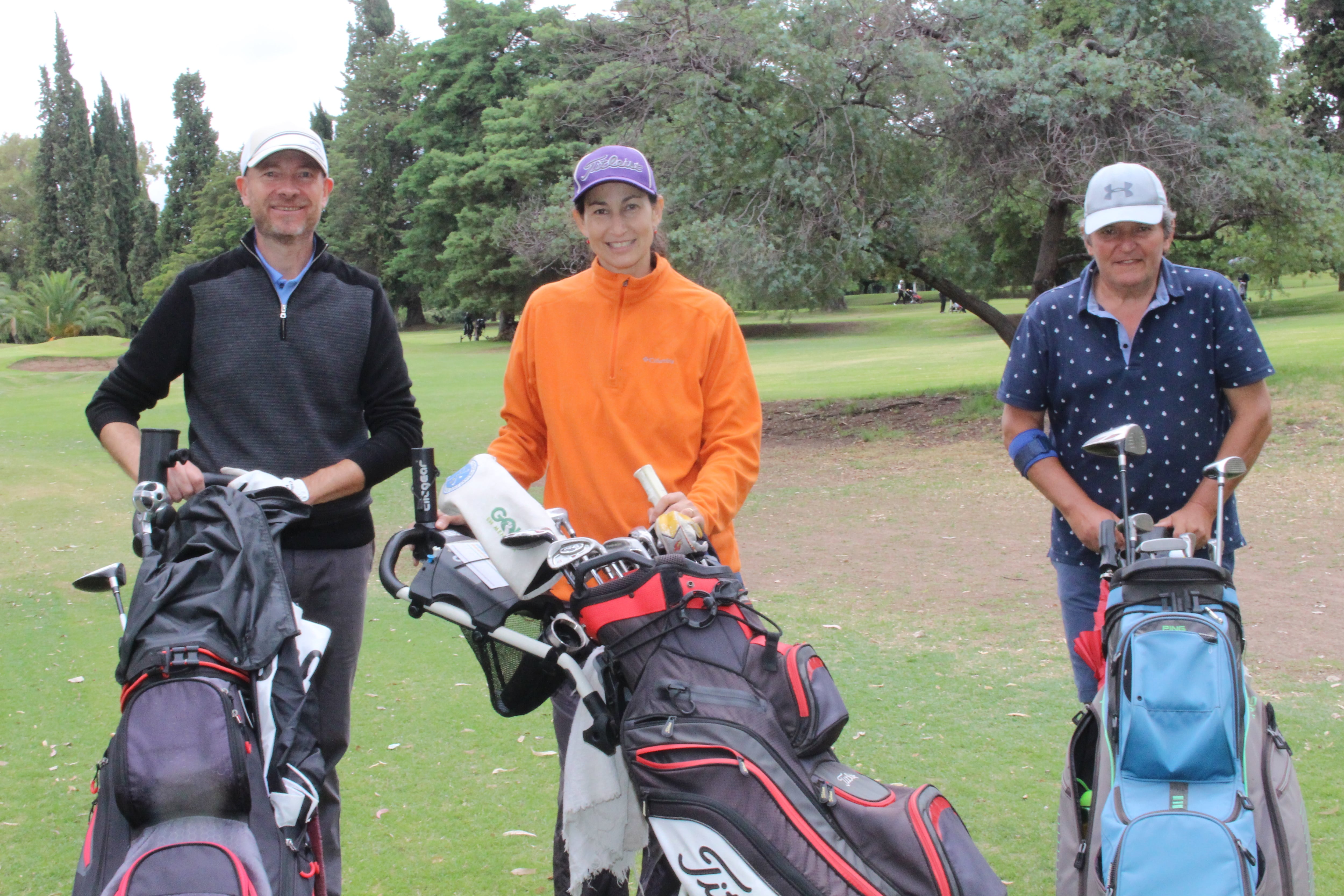 Marcelo Gil, Daniela Gallego y Oscar Sar Sar.