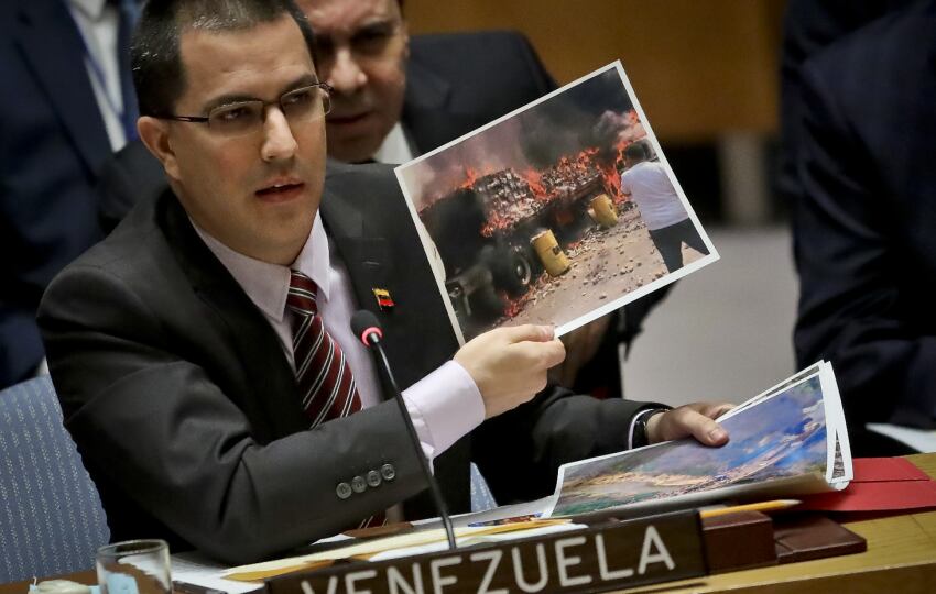 
El canciller de Venezuela, Jorge Arreaza. | AP
   