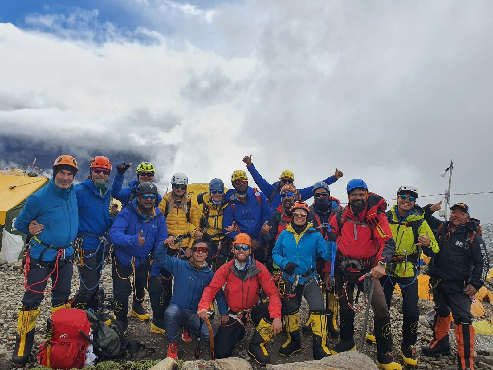 Homenajearán a Nacho Lucero en Mendoza y en Nepal: el emotivo recuerdo de quien lo acompañó al Manaslu luego del ACV. Foto: Gentileza Vijay