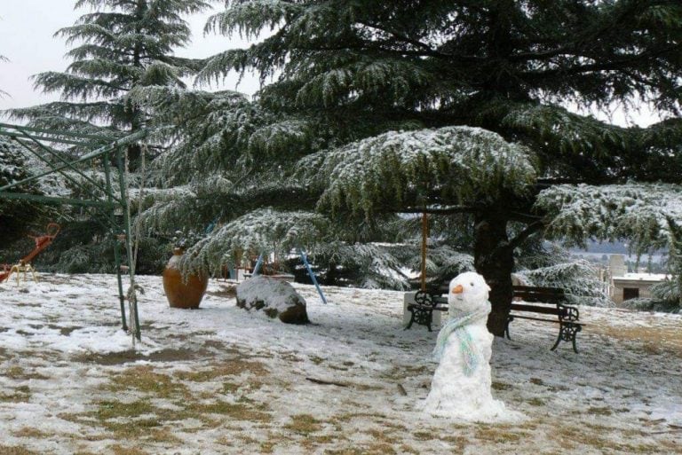 La última gran nevada en Carlos Paz, un 9 de julio de 2007 (Foto: Facebook / Sergio Tonarelli)