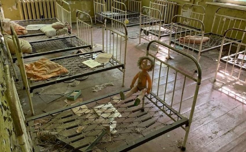 
El hospital del Pripyat en la actualidad. | Clarín
   