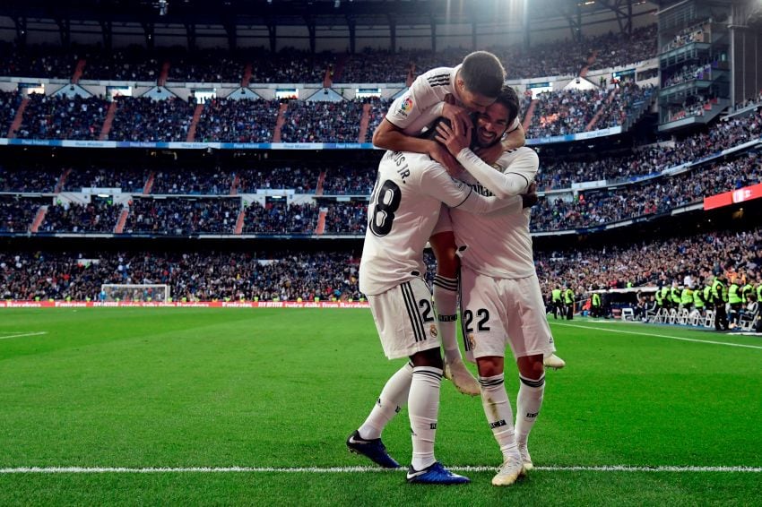 
    Los Blancos se recuperaron de la goleada en el Clásico ante el Barcelona. Foto: AP
   