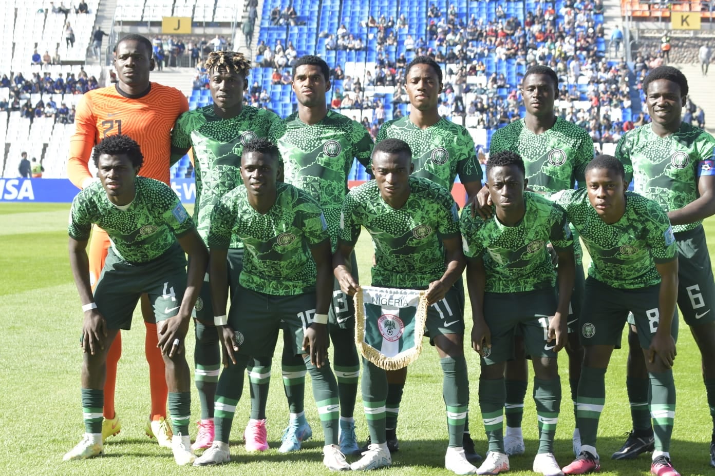 Nigeria vs. Dominicana, el primer partido en Mendoza del Mundial SUB 20 2023. / Orlando Pelichotti (Los Andes).