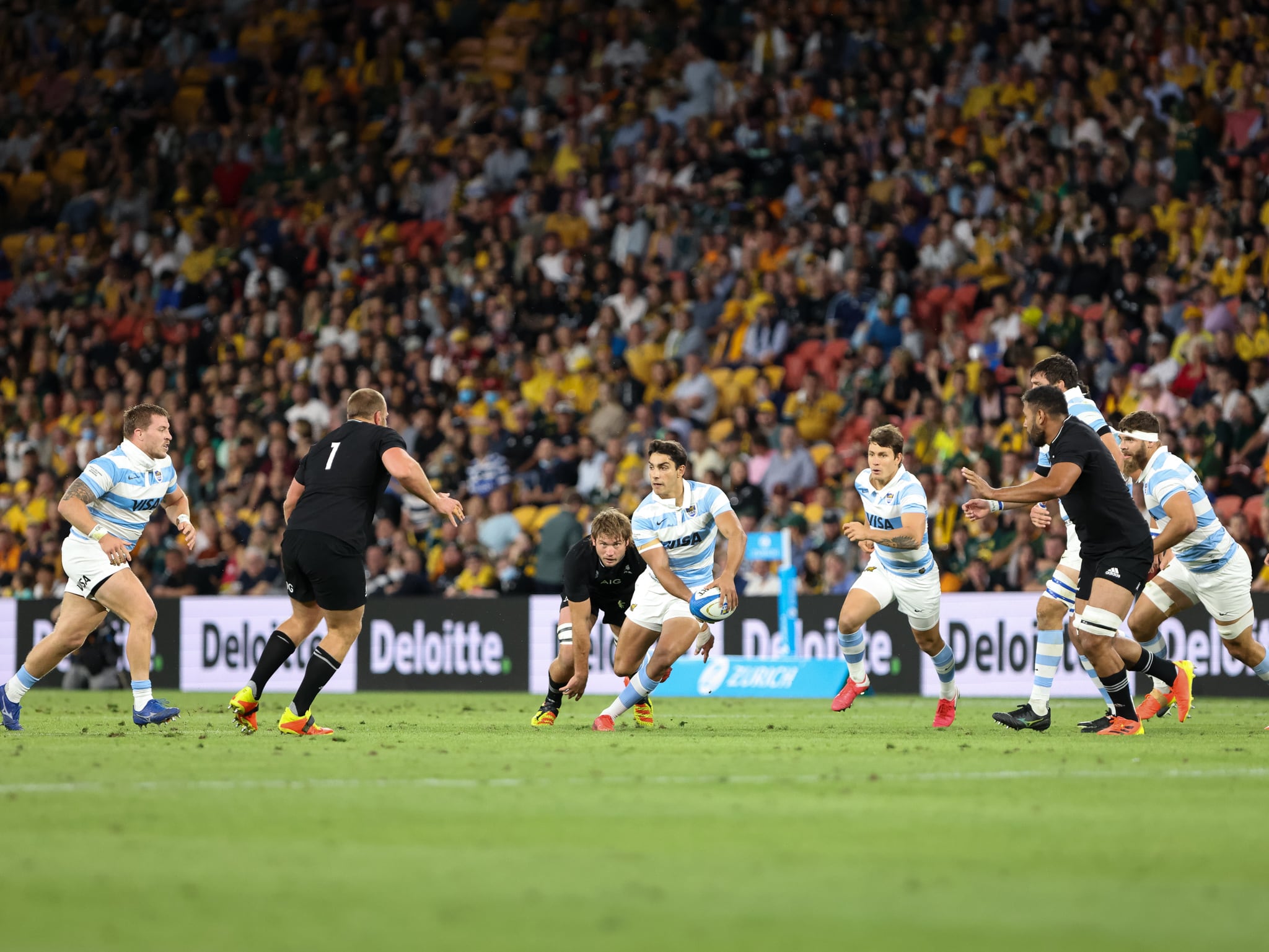 Rugby Championship: Los Pumas cayeron 36-13 con los All Blacks