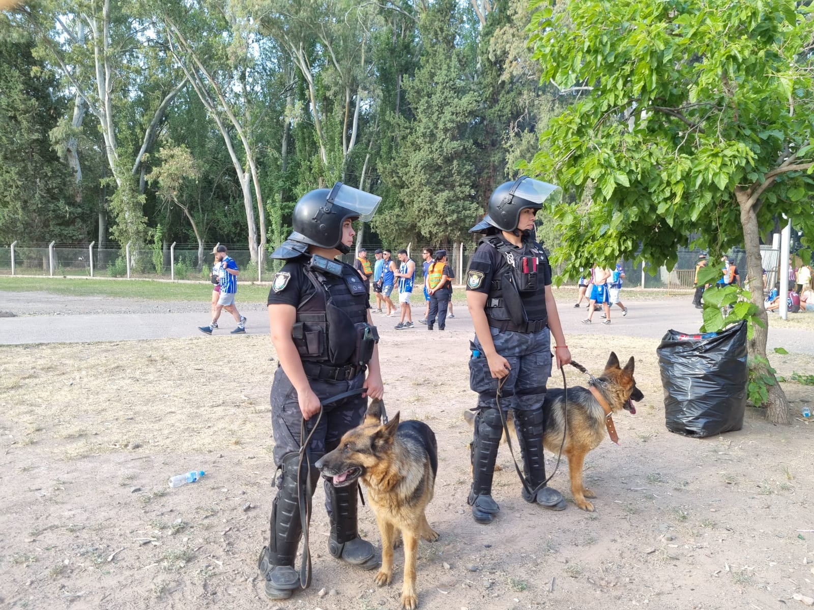 Tres detenidos por intentar ingresar sin entradas al partido de Godoy Cruz vs Vélez. Foto: Prensa Gobierno de Mendoza