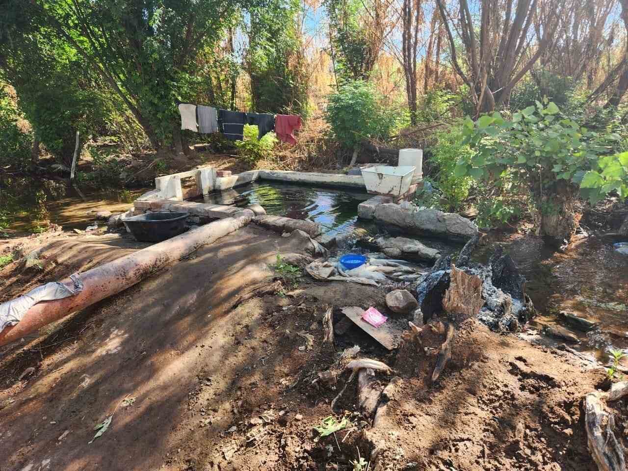 Así vivían los trabajadores en una finca en La Rioja.