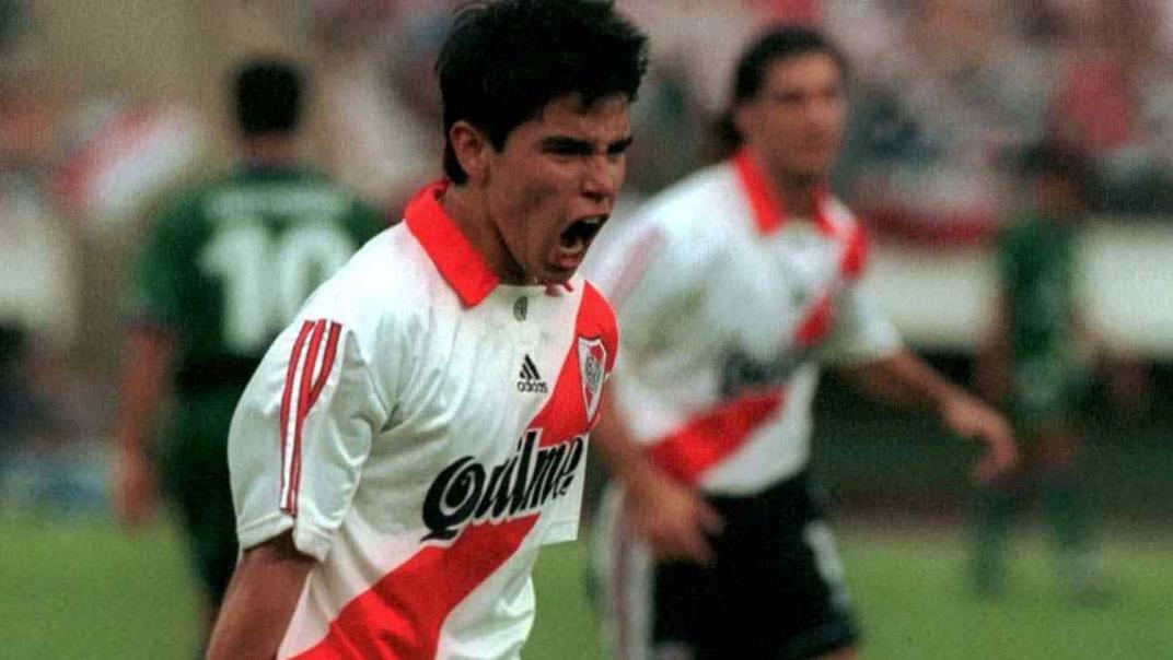 Saviola, con la camiseta de River (Foto: La Voz / Archivo).