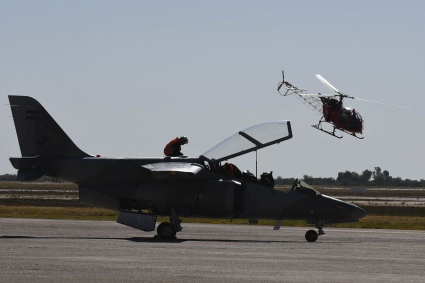 
Naves se exhiben en el encuentro aviones y helicópteros. | Claudio Gutierrez / Los Andes
   