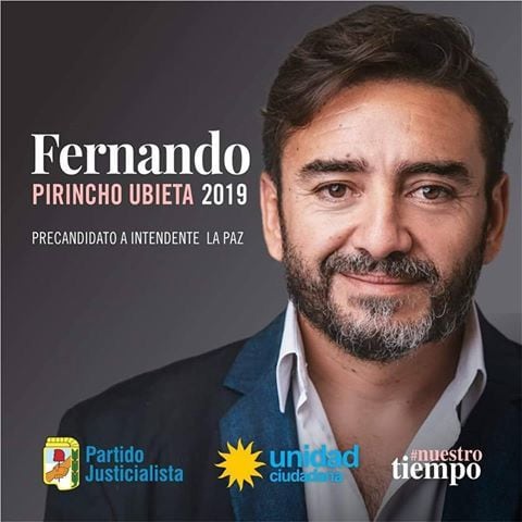 
Fernando Ubieta. El peronista que desafía en La Paz.
